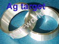 Silver sputtering target