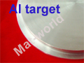 Aluminium sputtering target