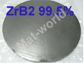 Zirconium boride ceramic sputtering targets 2N5